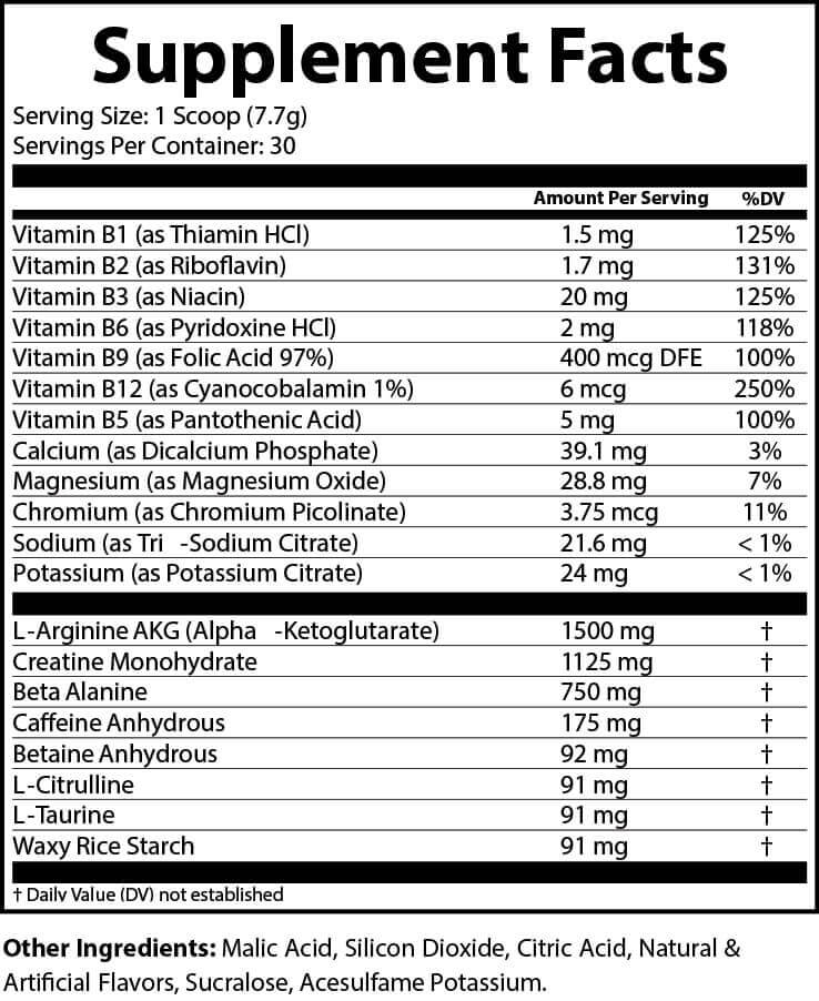 Pre-Workout (Honeydew Watermelon)