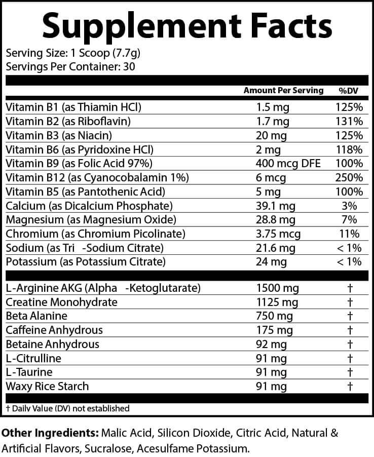 Pre-Workout (Honeydew Watermelon)